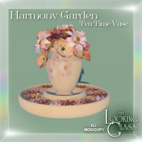 Harmony Garden Tea Time Vase Ad